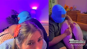 Slippery Bunny's Double Punishment: Cock🌭 Devouring After Severe Spanking!