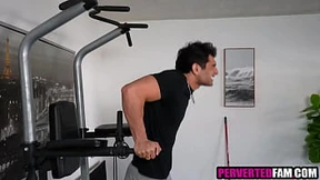Stepsibling Workout Leads to Hot Sex Stepsibling Workout Leads to Hot Sex