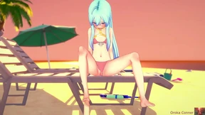 Hardcore Beach Sex: 19 Year Old Blue-Haired Cutie Takes It Rough Missionary Style in Koikatsu Hardcore Beach Sex: 19 Year Old Blue-Haired Cutie Takes It Rough Missionary Style in Koikatsu