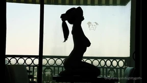 Bigtittygothegg Fucks Dildo Silhouetly Bigtittygothegg Fucks Dildo Silhouetly
