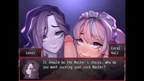 Ghost & Maid's Explicit Double Blowjob Contest in Harem World Hentai Game Ghost & Maid's Explicit Double Blowjob Contest in Harem World Hentai Game