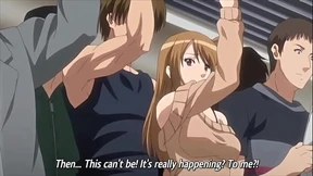 Bus Public F*cking: Hentai Cartoon Threesome Carnage