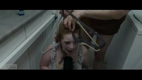 Obsessed Slut Siren Gorges on Boot Cum