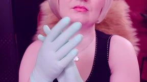 ASMR Nitrile Gloves Fetish Featuring Arya Grander