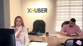 Hot secretary agrees to anything for a better bonus - Andrea Castro & Christian Chaux Hot secretary agrees to anything for a better bonus - Andrea Castro & Christian Chaux
