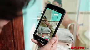 Lucky Lad Finds His Step-Mom Masturbating in the Bath When Visiting a Mate Lucky Lad Finds His Step-Mom Masturbating in the Bath When Visiting a Mate