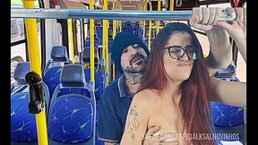 Stranger's Handful on Public Bus with a Student