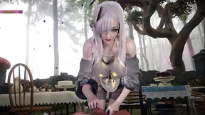 Big tits dominant toys with her younger partner - 3D Animated