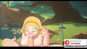 Zelda's Expert Blowjob - The Princess&#x1F478; Masters Penetration