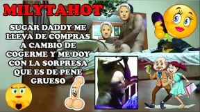 Young woman gives herself to sugar with a thick penis who is 54 years old and made me push Young woman gives herself to sugar with a thick penis who is 54 years old and made me push
