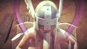 Weirdo Whore Gets Asian Cartoon Monster's Dick&#x1F32D; Down Her Throat