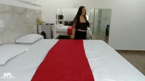 This fat-ass whore always bends over when I'm behind her