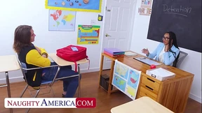 Ebony MILF Professor Gets Her Pussy Stuffed by Her Student