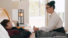Teacher gives student a HELPING HANDjob Teacher gives student a HELPING HANDjob