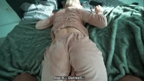 Step sis seduces step bro in a truth or dare game