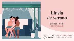 Blowjob surprises my wife, she's clueless, wicked audio, Spanish erotic thriller