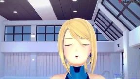 Samus Aran bikini sex | 2 | Metroid | Full & POV on Sheer & PTRN: Fantasyking3