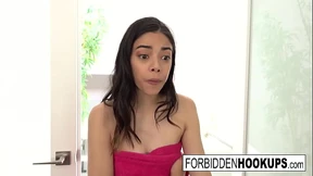 Hot College girl bangs her big dicked step-uncle