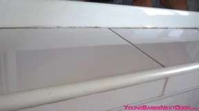Nude 18yo amateur with small tits is eager to show her pussy