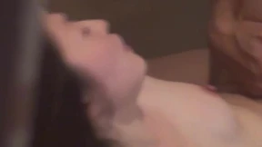 Cute brunette fucked hard missionary while kinky spy watches