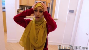 Hijab babe Kira Perez is seduced by her personal trainer into the best fucking of her life