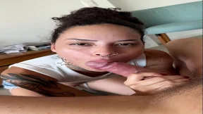 Tattooed Brazilian Brunette’s SLOPPY BLOWJOB - CUM on Face in POV Mobile! MPBNG Tattooed Brazilian Brunette’s SLOPPY BLOWJOB - CUM on Face in POV Mobile! MPBNG