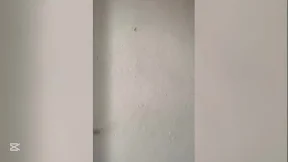 A colleague over 18 years old in her room after bathing