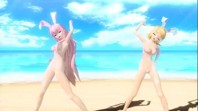 Kagamine Rin & Megurine Luka Summer Idol Project diva Nude Mod Full Nude and Cum Kagamine Rin & Megurine Luka Summer Idol Project diva Nude Mod Full Nude and Cum