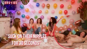 Lesbians Get Down & Dirty in Sinful Truth or Dare Orgy