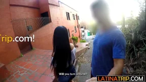 Petite Latina girl enjoys rough fucking after guy enjoyed perfect blowjob