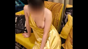 Gold camisole one piece Gold camisole one piece