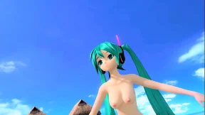 Hatsune Miku Dear cocoa Girl Project diva Nude Mod Full Nude