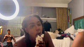 2 EBONY BADDIES HAVE A DICK SUCKING CONTEST AND USE THEIR BOY FRIENDS AS THE JUDGES 2 EBONY BADDIES HAVE A DICK SUCKING CONTEST AND USE THEIR BOY FRIENDS AS THE JUDGES