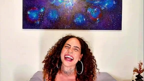 GOSTOSA GOES CRAZY SOLO - Big Dildo, Gagging, Tits Shaking!