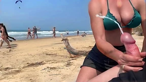 Ejaculation in front of everyone  She refused to stop until I cum 