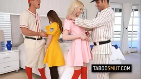 Horny stepdaughters fucked by their stepdads after getting naughty with a baseball bat - Cecelia Taylor, Mazy Myers Horny stepdaughters fucked by their stepdads after getting naughty with a baseball bat - Cecelia Taylor, Mazy Myers