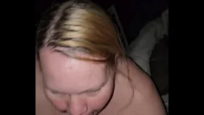 Sucks cock and hops on for a creampie