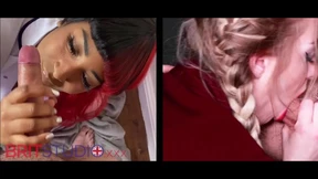 Crimson-mouthed Rivals Engage Foul Brit Flesh Wars Round Two: Gabie vs Denali's Tumescence Crimson-mouthed Rivals Engage Foul Brit Flesh Wars Round Two: Gabie vs Denali's Tumescence