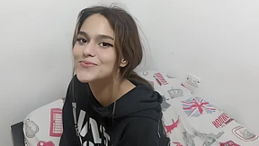 Step-sis craves a scorching hardcore bang, her icy bod craving heat, milk drips on her frosty ass&#x1F351;