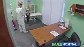 Blonde doctor-patient roleplay gets a full-on examination with enthusiastic participation Blonde doctor-patient roleplay gets a full-on examination with enthusiastic participation