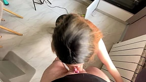 Russian babe's mom caught me jerking off, then she screwed me raw