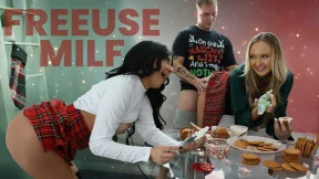 Incestuous Yuletide Fornication: Step Son & Daughter Fuck Their Mother Anytime On Christmas Incestuous Yuletide Fornication: Step Son & Daughter Fuck Their Mother Anytime On Christmas