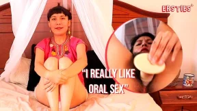 Anahi's hairy pussy&#x270C; gets ravaged by a dildo