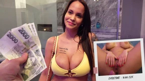 Explore the globe with a plump beauty in 'Czech Streets 136'