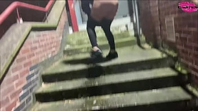 Golden Showers On Public Steps