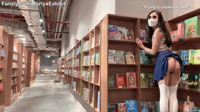 Bookstore Sextortion - Flashing Forbidden Fruit Behind Bustling Shelves, Melons Ripped Wide Bookstore Sextortion - Flashing Forbidden Fruit Behind Bustling Shelves, Melons Ripped Wide
