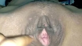 Grinding sweaty meat injects lubricated darkness into tender folds of pleasure Grinding sweaty meat injects lubricated darkness into tender folds of pleasure