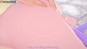 Cartoon anime babes ride sword-wielding cocks in uncut POV bang-fest