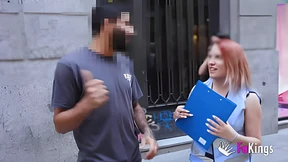 Sexy Spanish babes ride hard dicks, get pounded and cum in Madrid