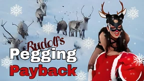 Rudolph's Christmas Pegging Payback: 'Raw anal&#x1F44C; fisting, strap-on domination, and massive strapon action'
